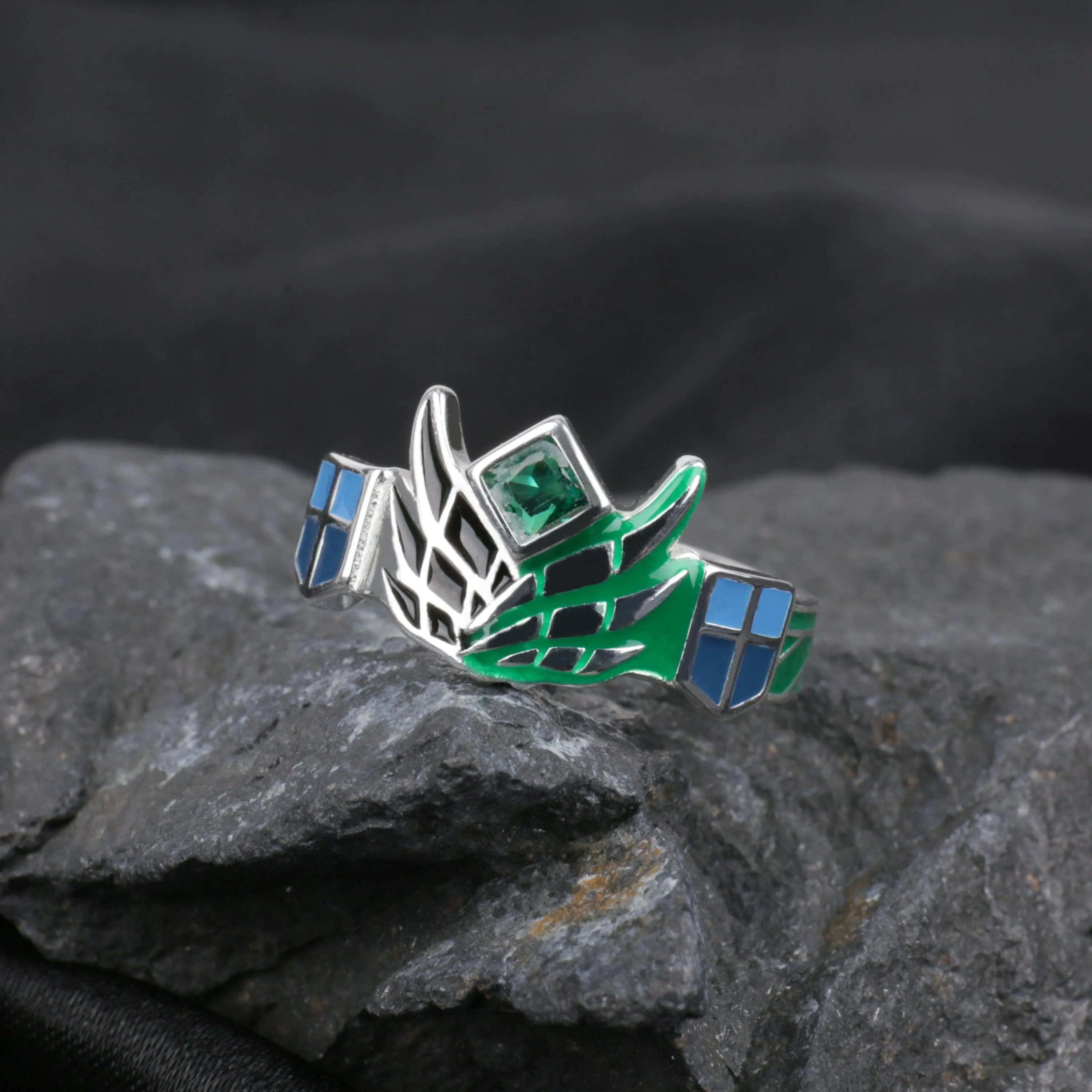Anime Attack on Titan Scout Regiment Eren S925 Ring