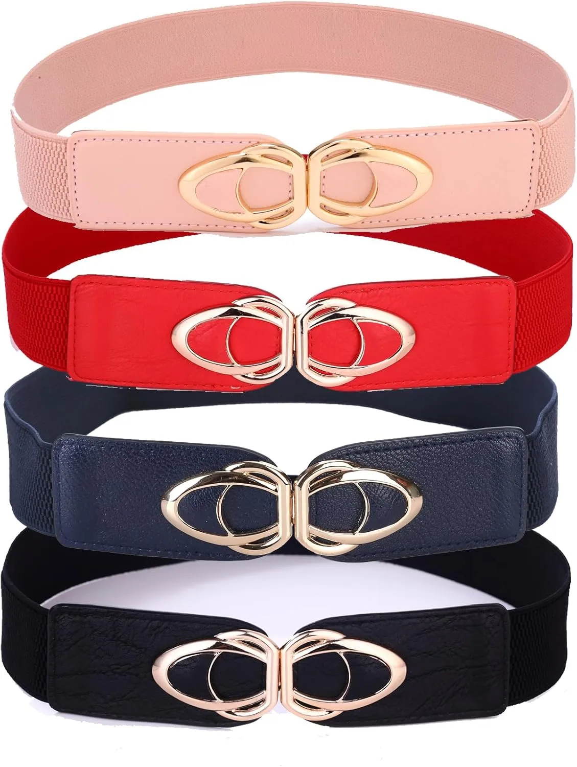 Beltox Womens Belts Elastic Stretch Cinch Plus Fashion Dress Belts for Ladies