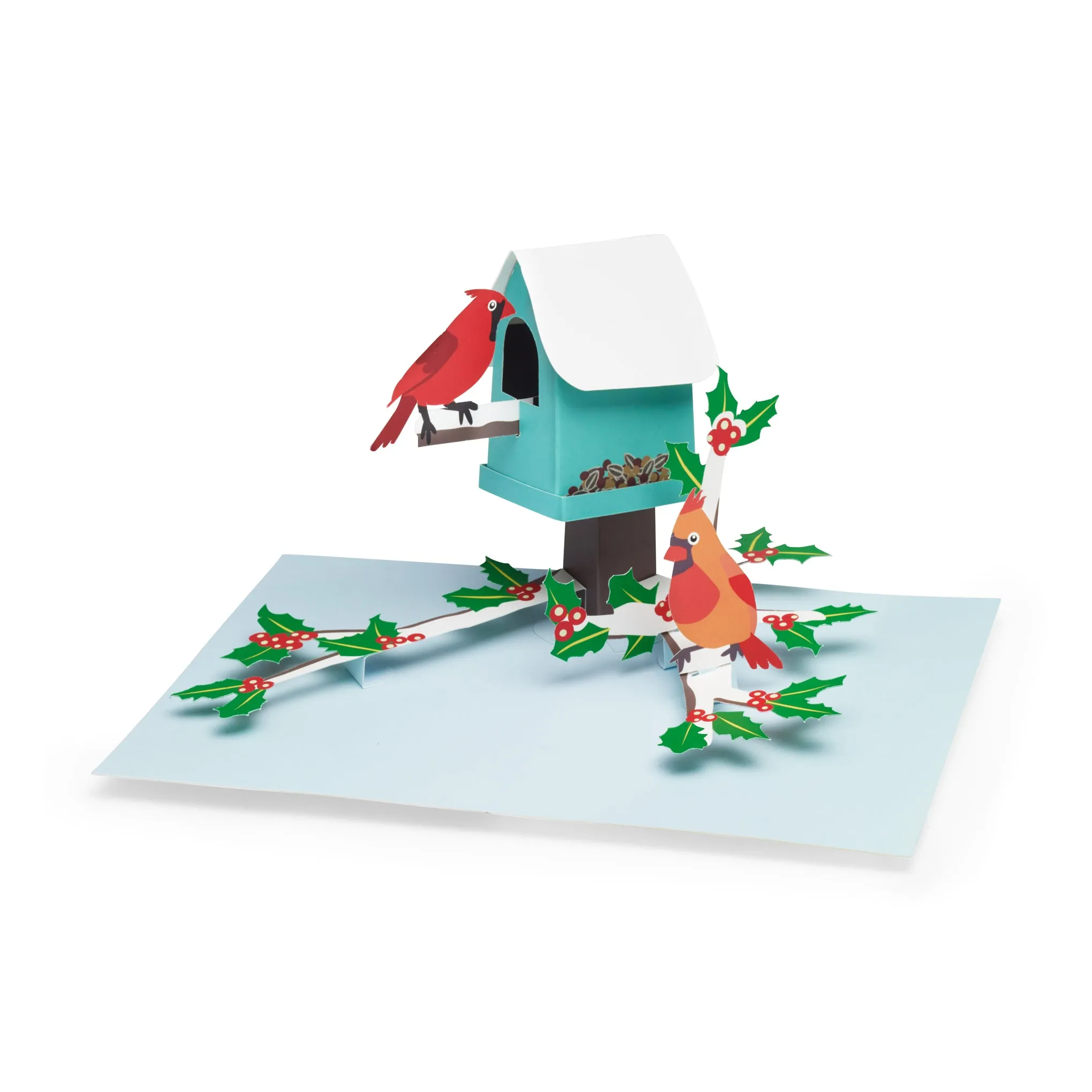 Cardinal Birdhouse Holiday Cards - Set of 8