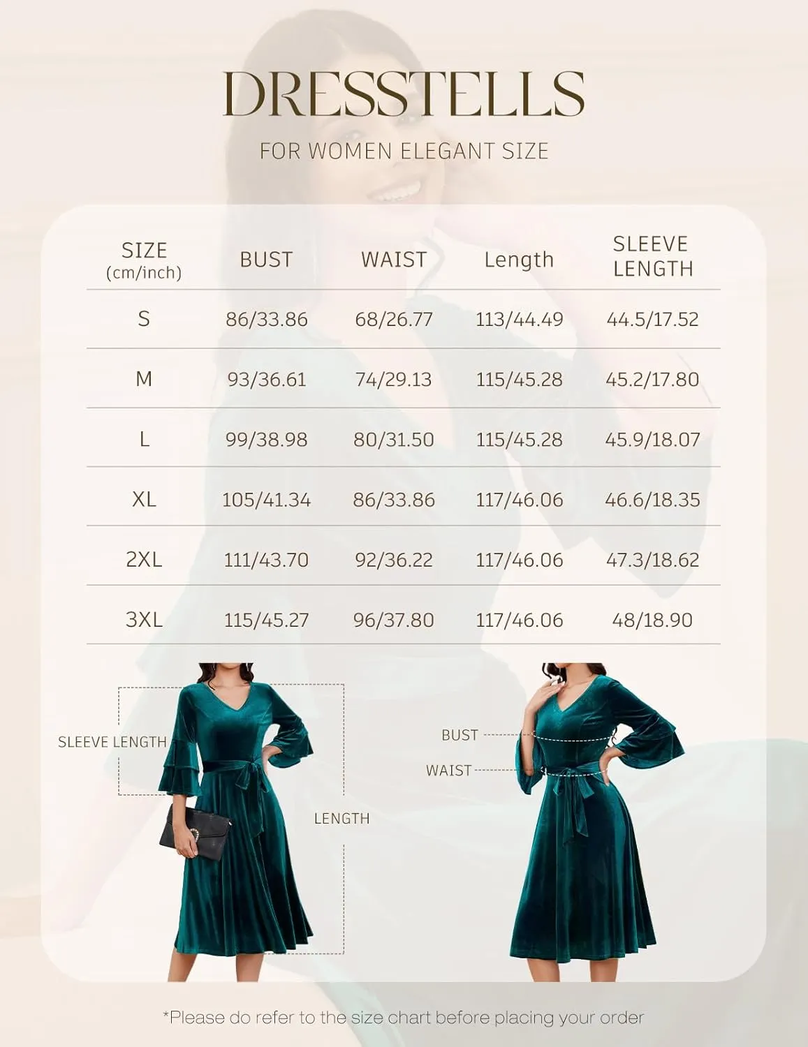 DRESSTELLS Velvet Cocktail Dress for Women, 2024 Christmas Holiday Party Long Sleeve Velour Dresses