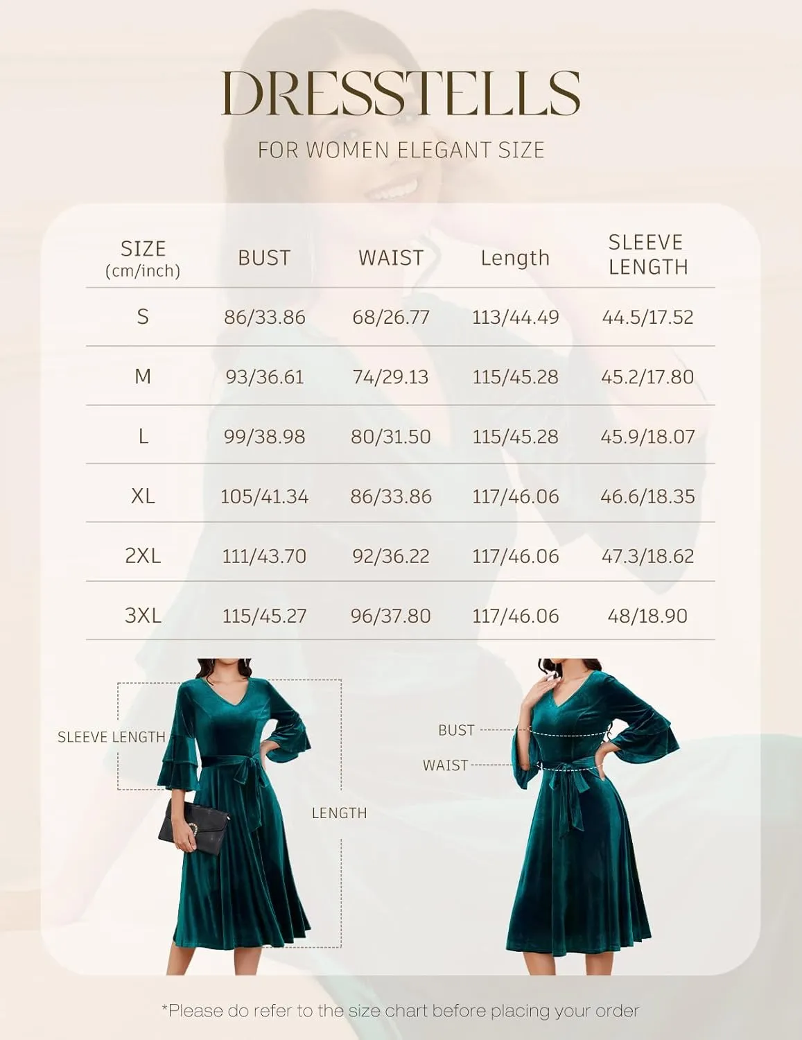 DRESSTELLS Velvet Cocktail Dress for Women, 2024 Christmas Holiday Party Long Sleeve Velour Dresses