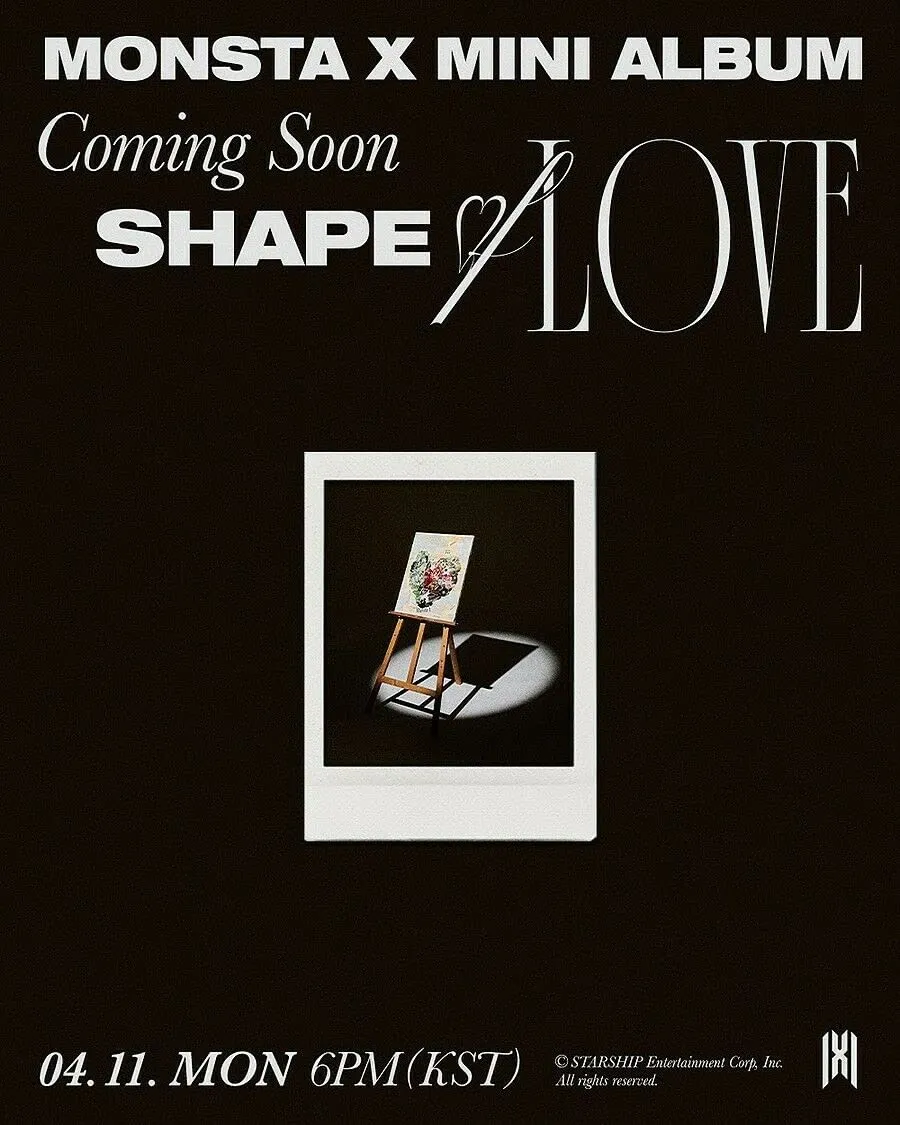 MONSTA X SHAPE OF LOVE Mini Kihno Album Incl. Air-Kit Title & Credit Card Post Card  24 Photo Card Member Photo Card STORE GIFT CARD SEALED
