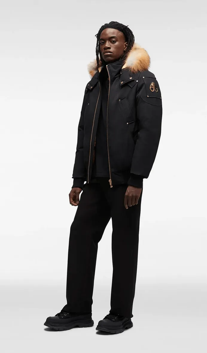 MOOSE KNUCKLES - GOLD BALLISTIC BOMBER FUR - M39MB000G