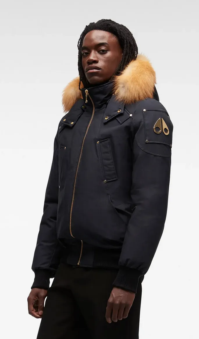 MOOSE KNUCKLES - GOLD BALLISTIC BOMBER FUR - M39MB000G