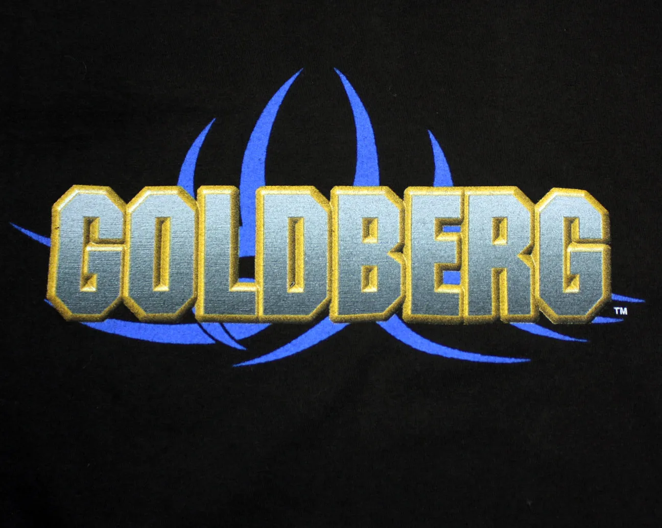 WCW GOLDBERG PHOTO SHIRT LG