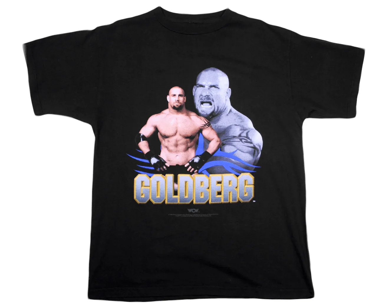 WCW GOLDBERG PHOTO SHIRT LG